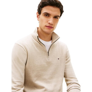 Tommy Hilfiger Half-Zip Mock Neck Jumper